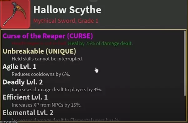 Hallow Scythe