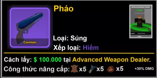 Pháo - Cannon loại thường