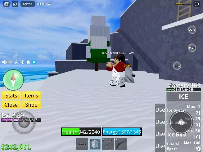 What are the chances of ice admiral spawing in 1st sea : r/bloxfruits